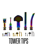 Mini Nail Mini Nail Tower Tip Pack Rainbow