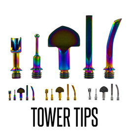 Mini Nail Mini Nail Tower Tip Pack Rainbow