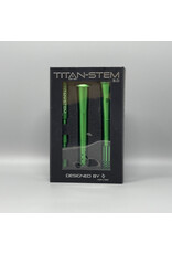ace-labz Titan-Stem 3.0 Aluminum Metal Adjustable Length Downstem Green