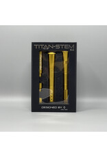 ace-labz Titan-Stem 3.0 Aluminum Metal Adjustable Length Downstem Gold