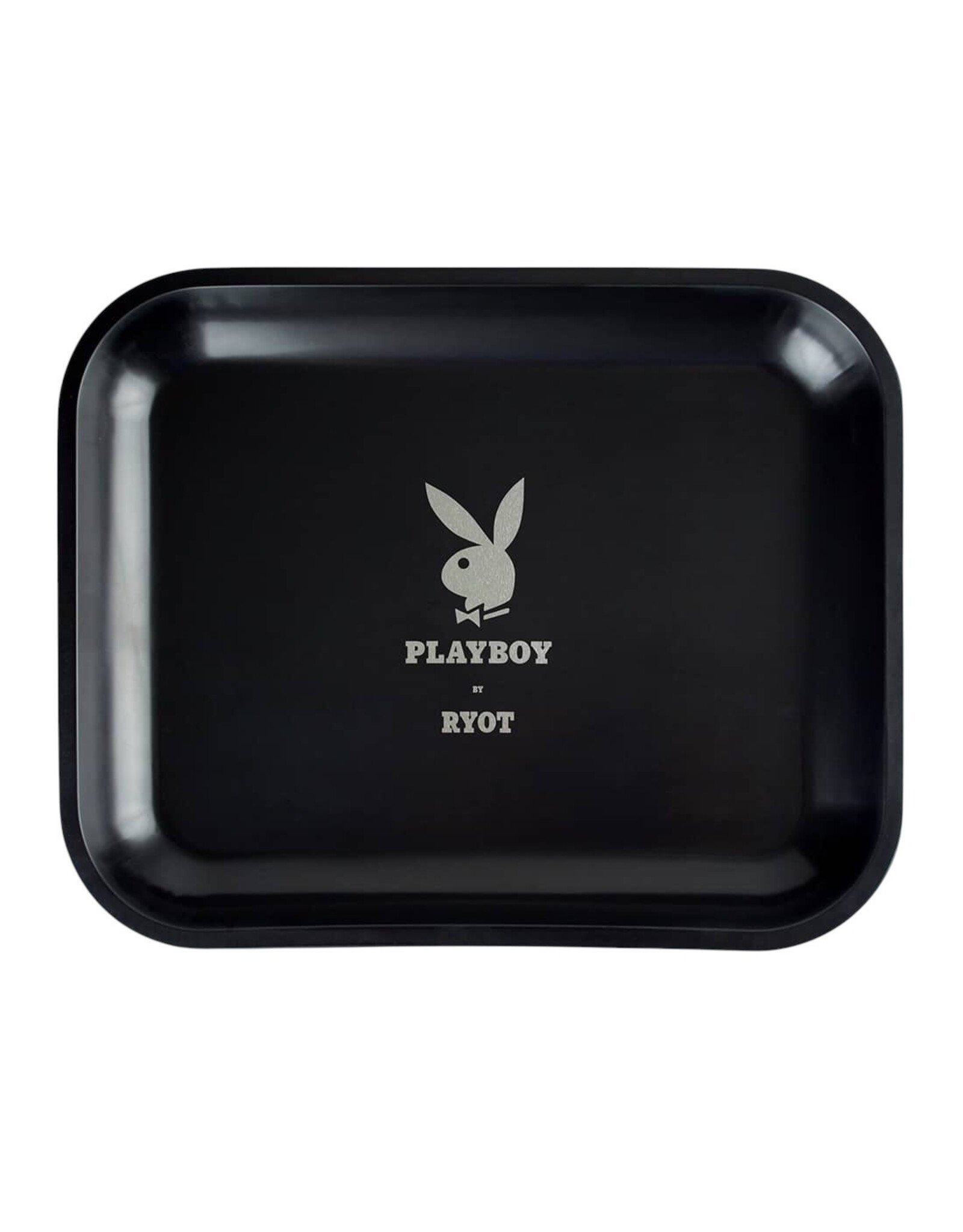 Ryot Ryot x Playboy Silver Bunny Large Rolling Tray 10"x12"