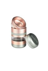 Kannastor Kannastör® GR8TR® V2 Series Jar Grinder Screen Chamber and Stainless Easy Change Screen™ Matte Rose Gold