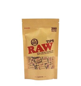 Raw Raw Pre Rolled Tips 200pc Bag