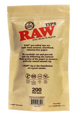 Raw Raw Pre Rolled Tips 200pc Bag