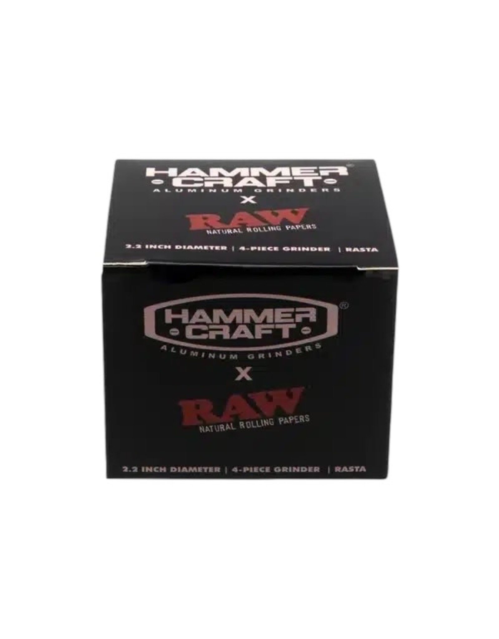 Raw Hammercraft X Raw Grinder 2.2" 4pc Black