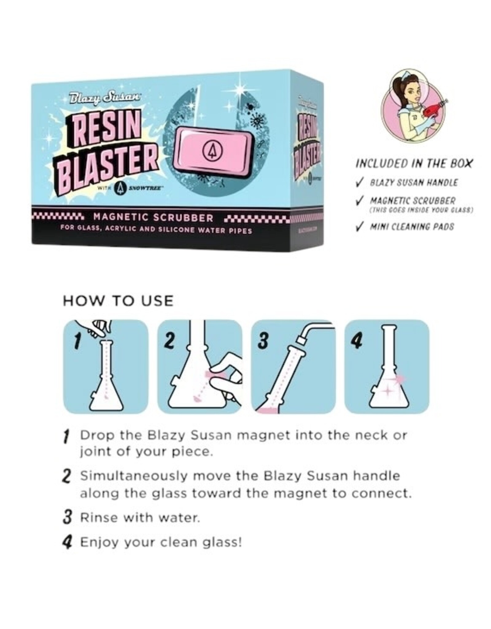 Blazy Susan Blazy Susan Resin Blaster Magnetic Scrubber Kit