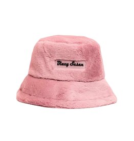Blazy Susan Blazy Susan Pink Fuzzy Bucket Hat
