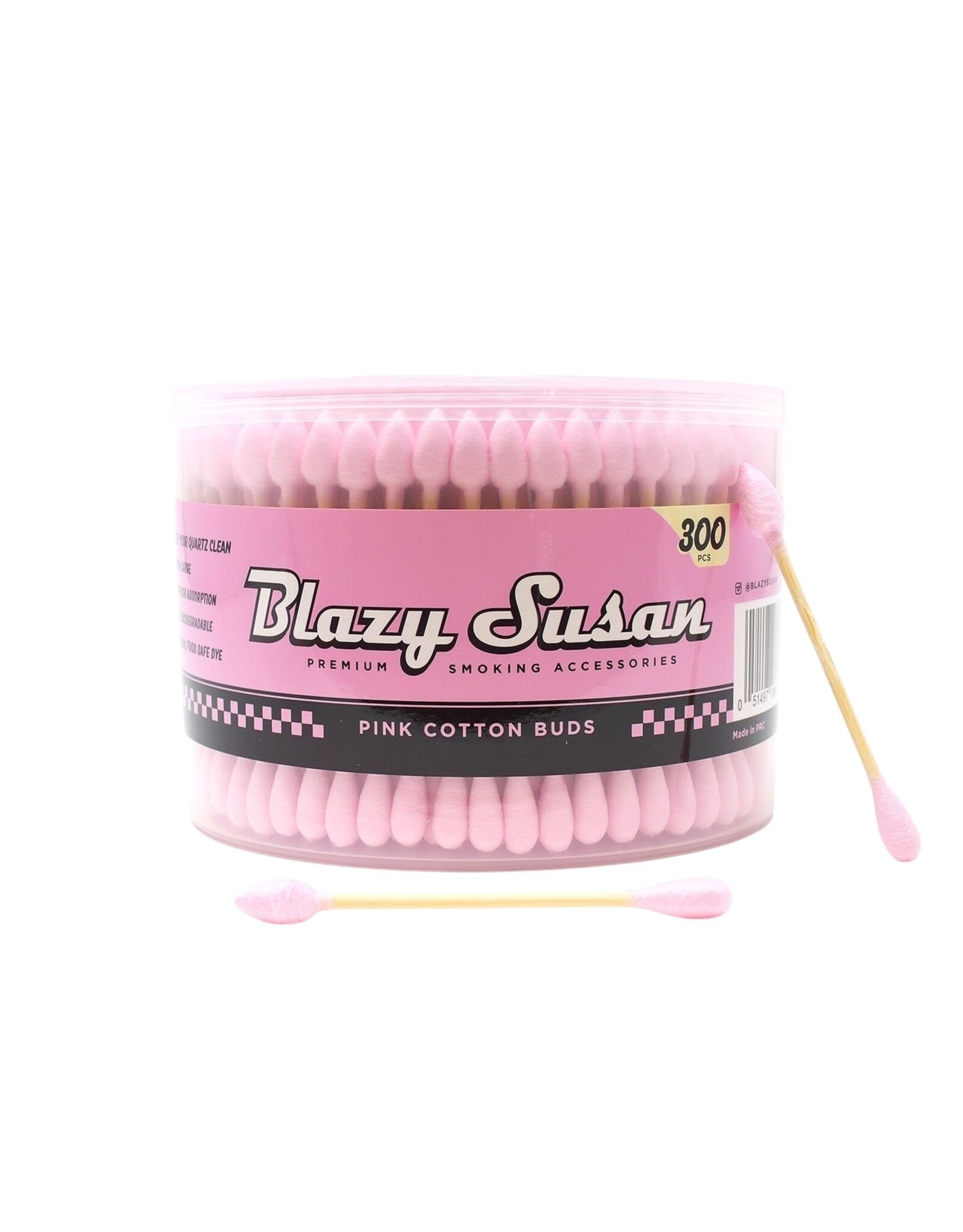 Blazy Susan Blazy Susan 300pc Pink Cotton Q Tips