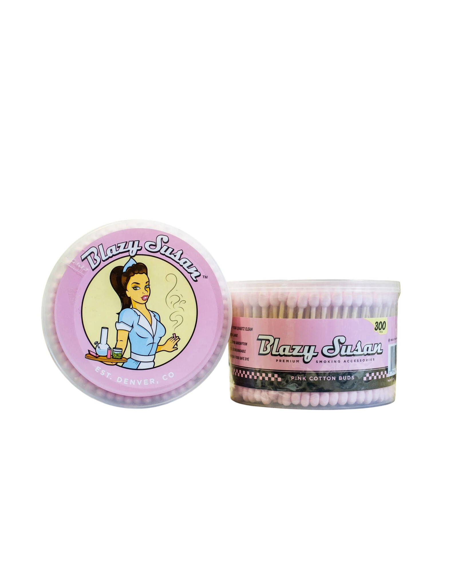 Blazy Susan Blazy Susan 300pc Pink Cotton Q Tips