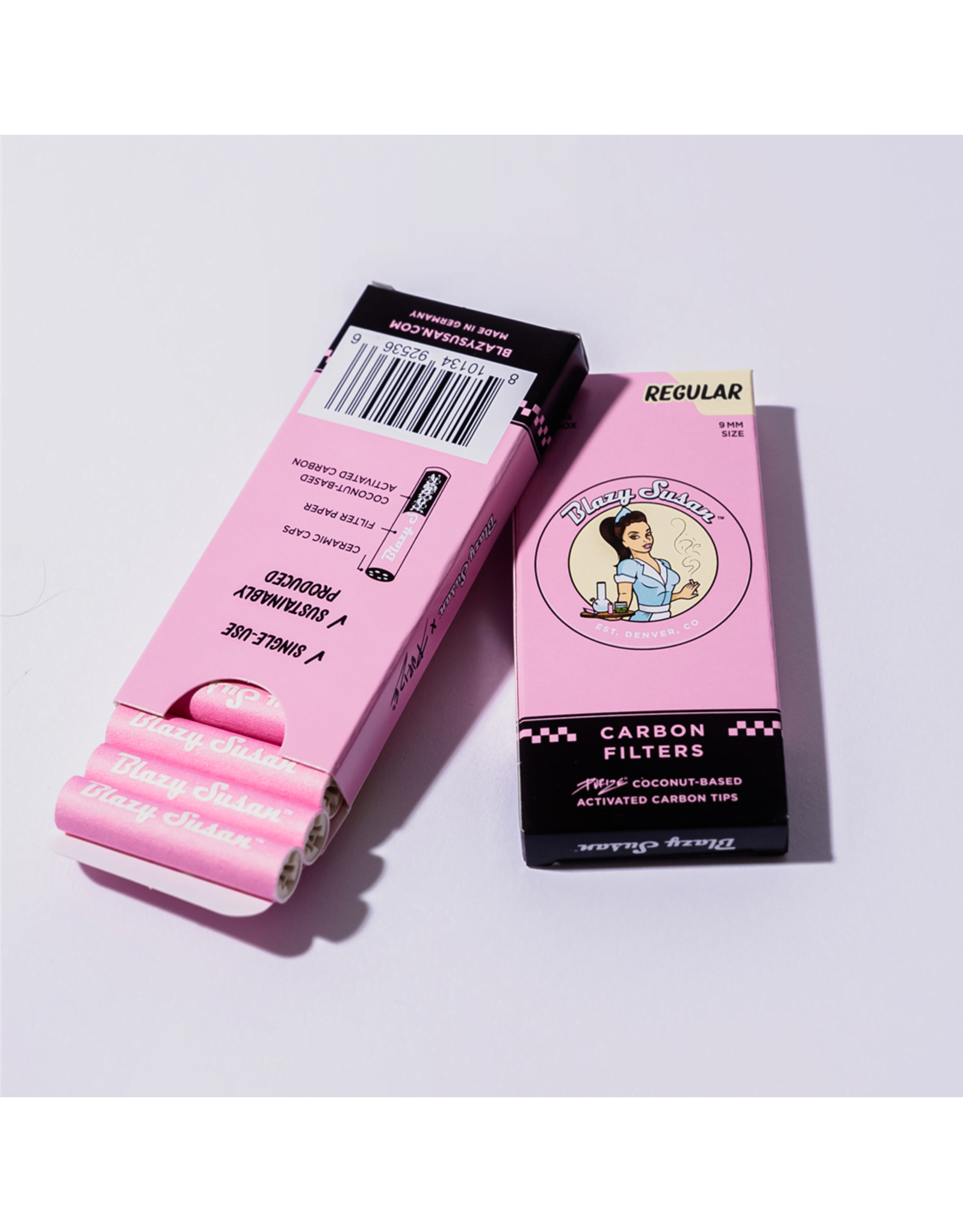 Blazy Susan Blazy Susan x Purize Pink Charcoal Tips 10pk Regular Size