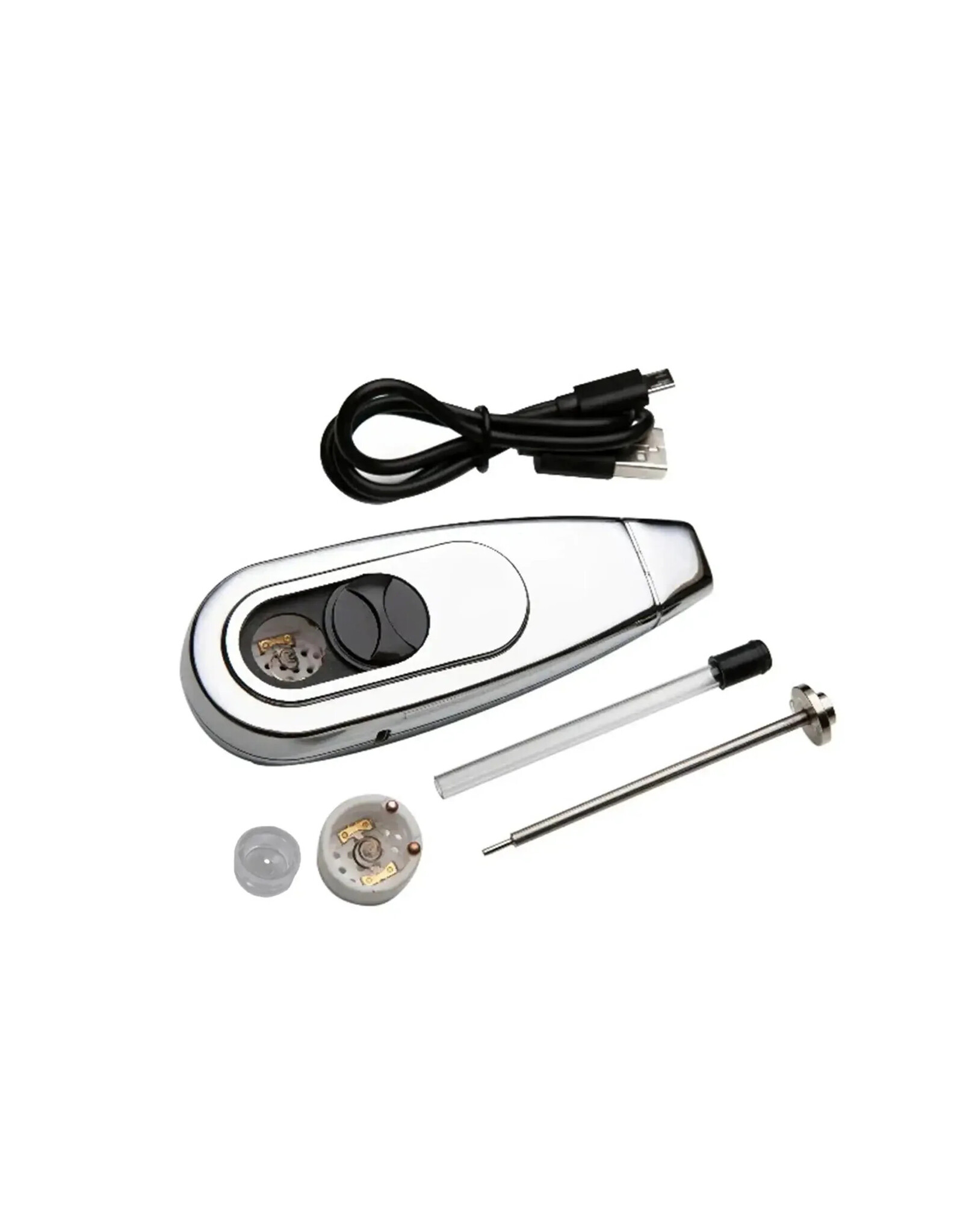 Solo Pipe Elektra Solo Pipe Chrome Rechargeable Pipe