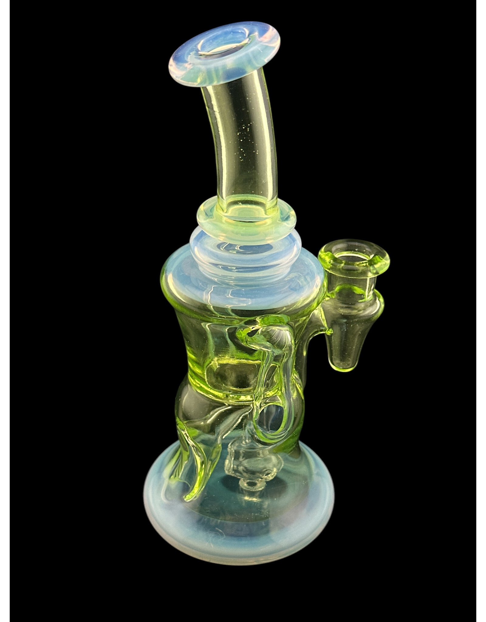 dabberjaws Dabberjaws Recycler Full Color Moonstone And Haterade 14mm