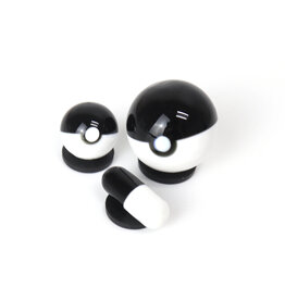 Ruby Pearl Co Pokeball Slurper Set 3pcs Black And White