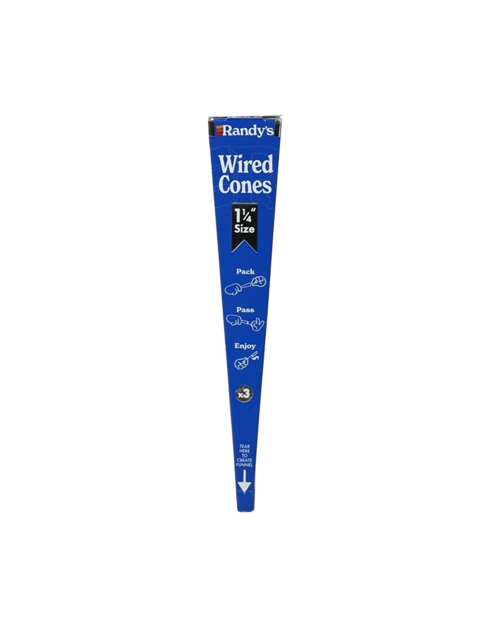 Randy's Randy's 1 1/4 Wired Cones 3pk