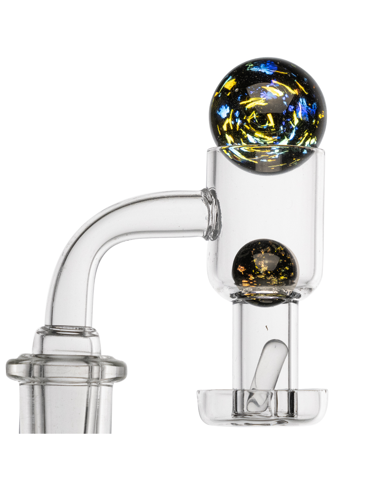 Black Sheep Glass 10mm 90 Terpvac W/ Dichro cap and Clear Pill