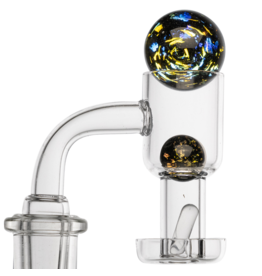 Black Sheep Glass 10mm 90 Terpvac W/ Dichro cap and Clear Pill