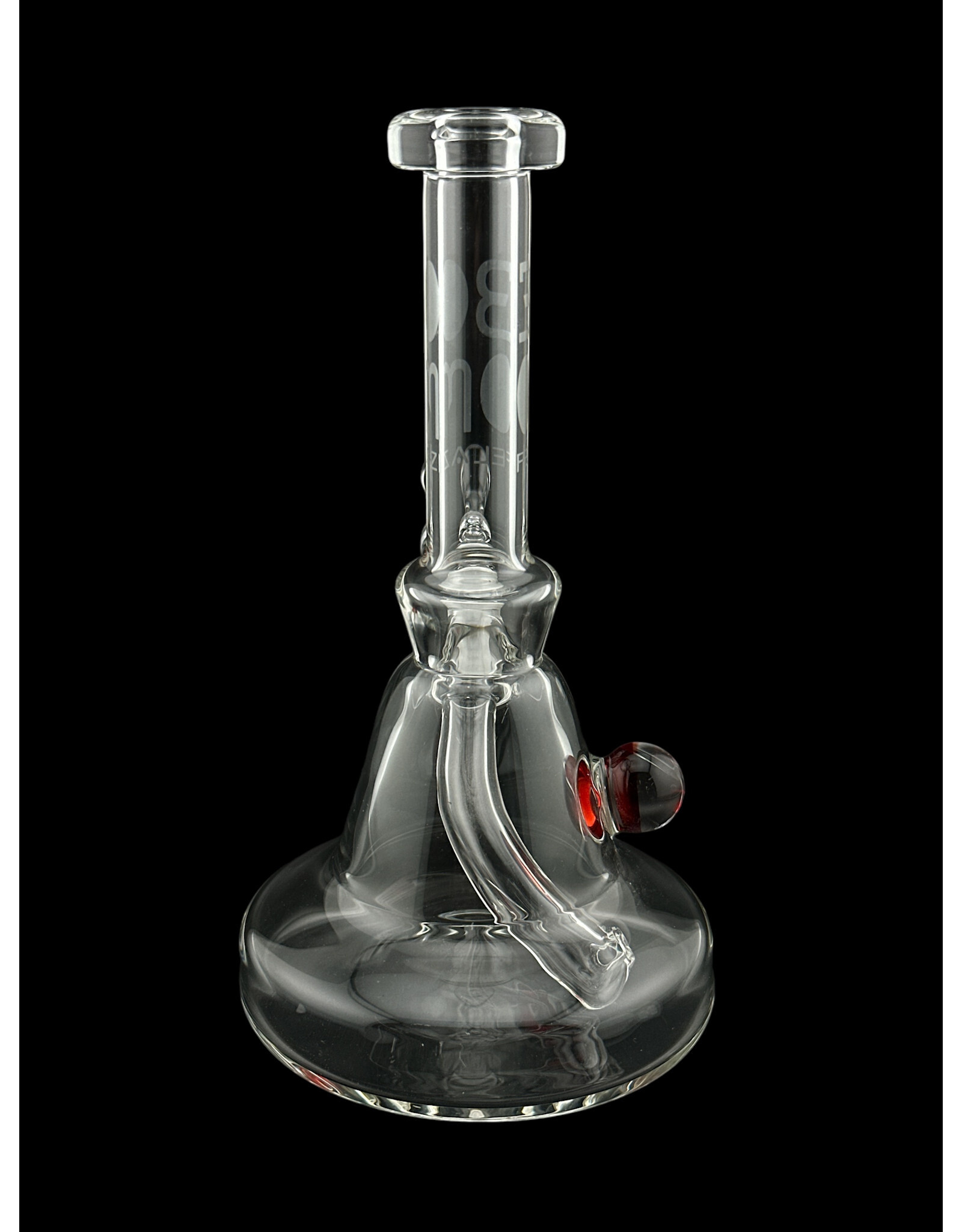 Boom Felazi Boom Mini Beaker Fixed With Red Marble