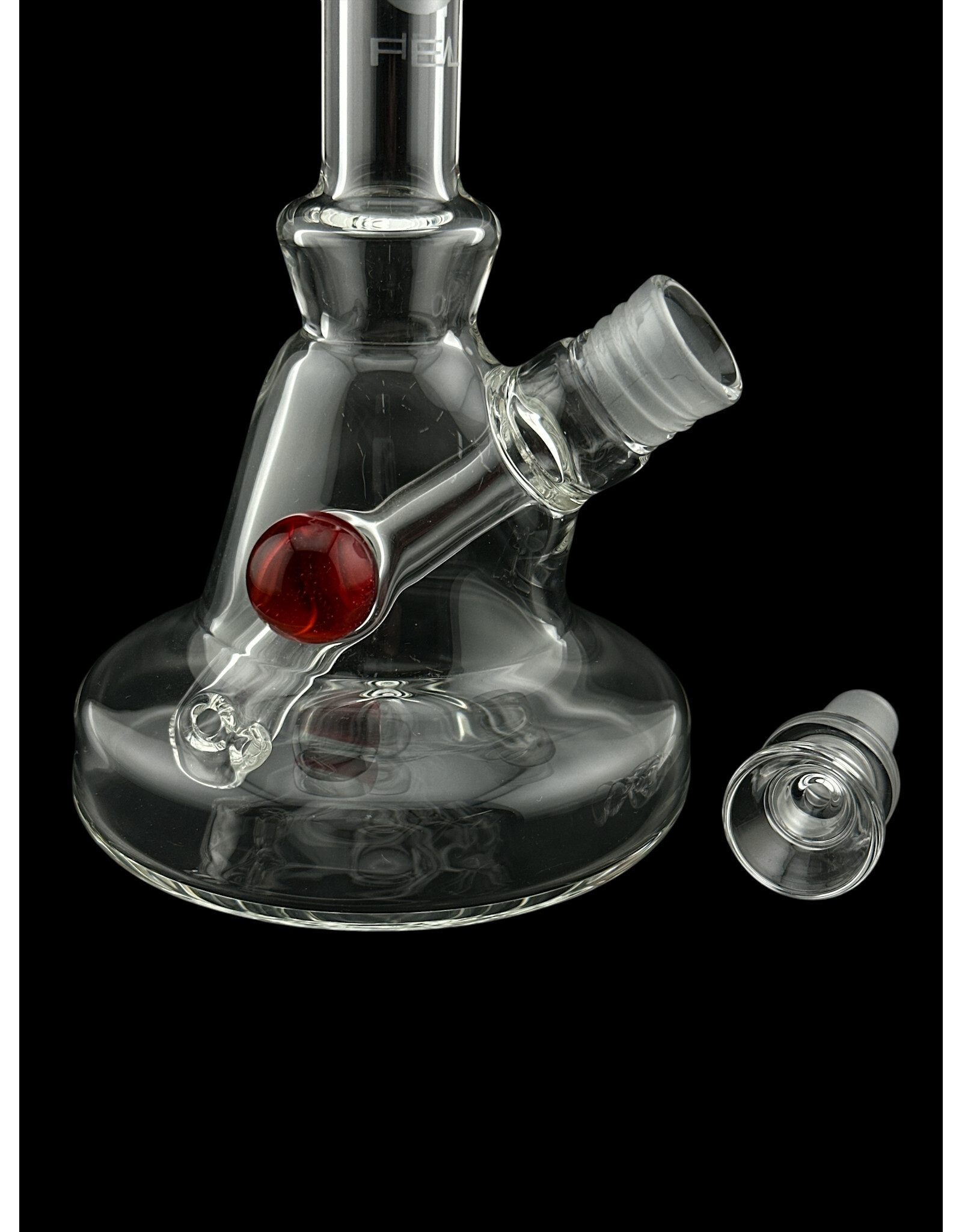 Boom Felazi Boom Mini Beaker Fixed With Red Marble