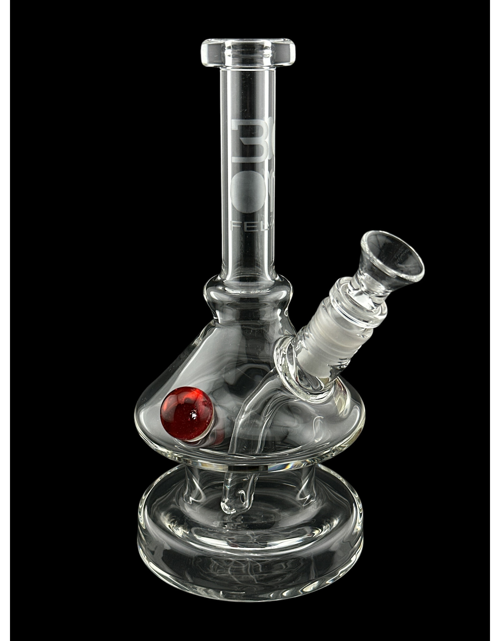 Boom Felazi Boom Mini Hourglass Beaker Fixed With Red Marble