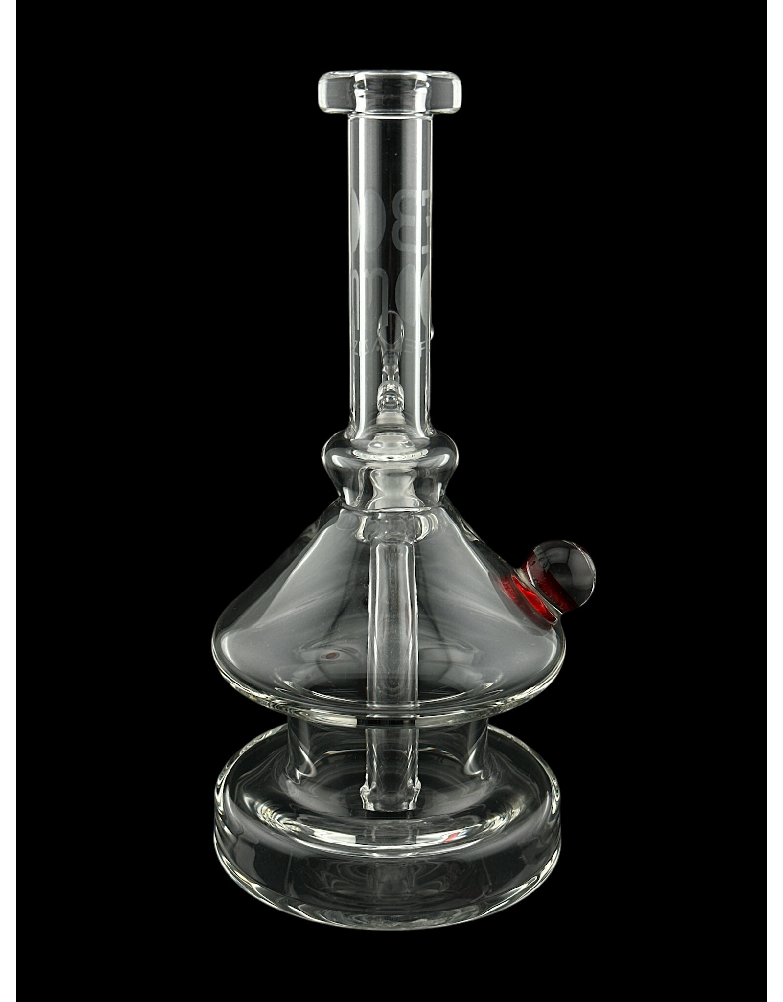 Boom Felazi Boom Mini Hourglass Beaker Fixed With Red Marble