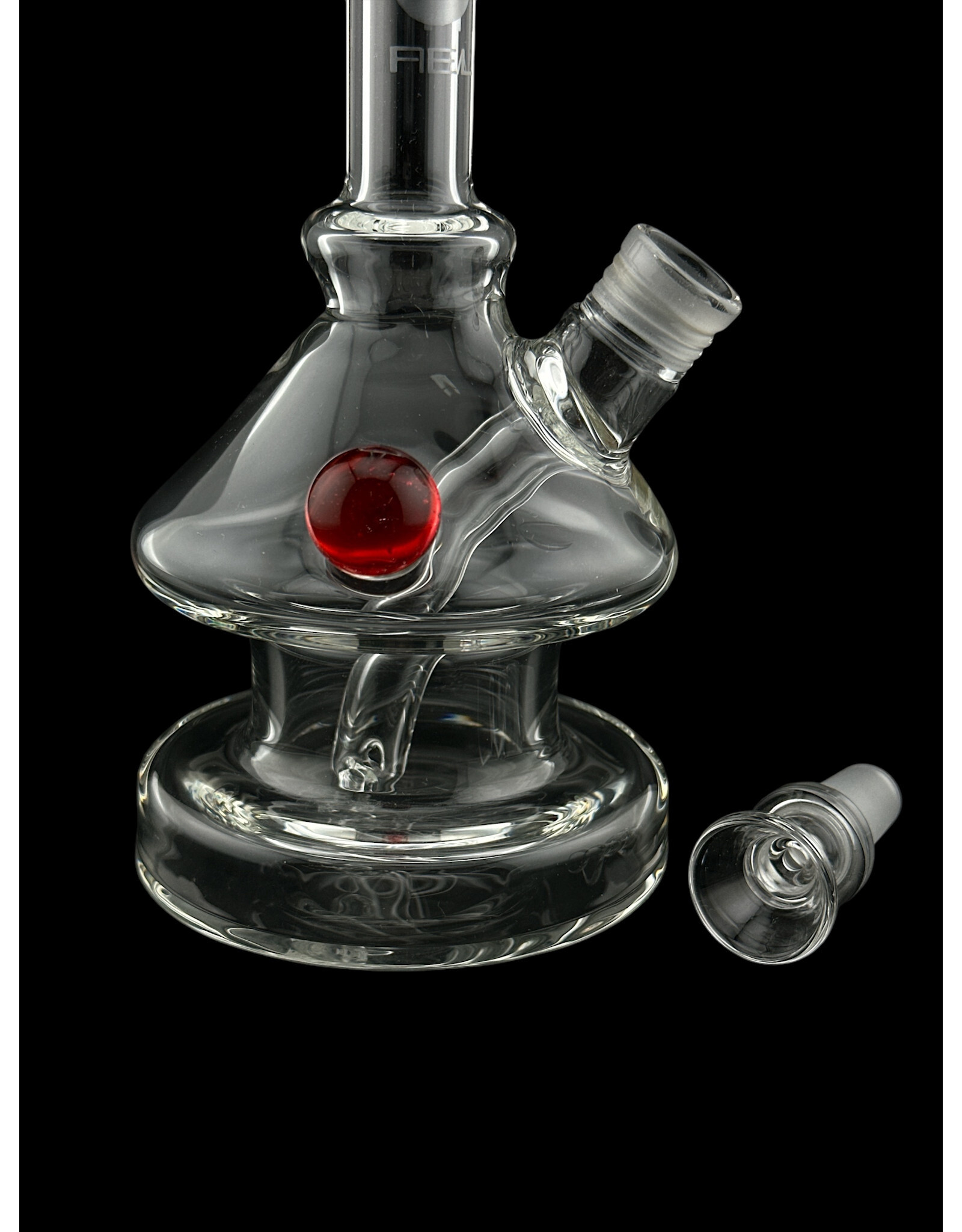 Boom Felazi Boom Mini Hourglass Beaker Fixed With Red Marble