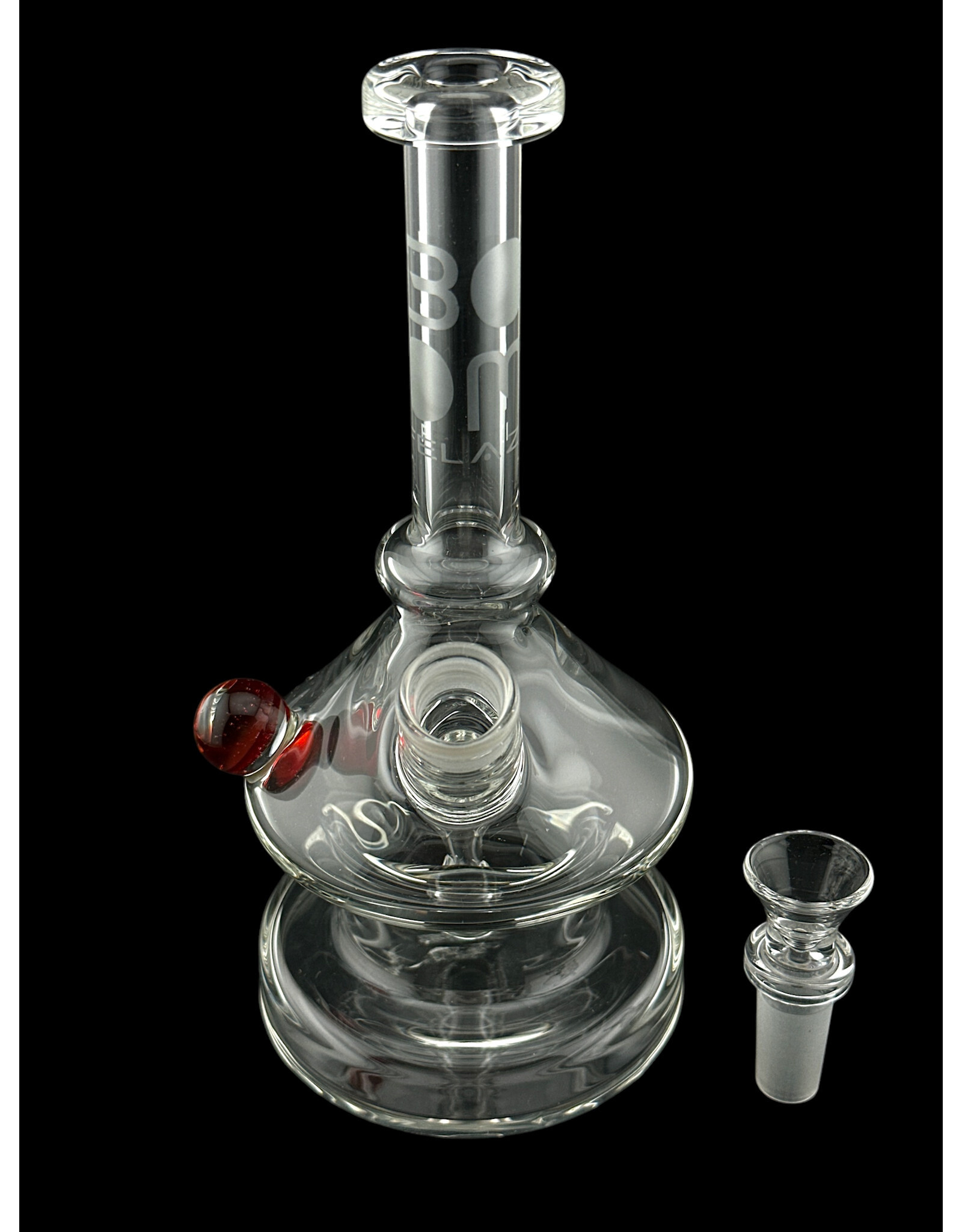 Boom Felazi Boom Mini Hourglass Beaker Fixed With Red Marble