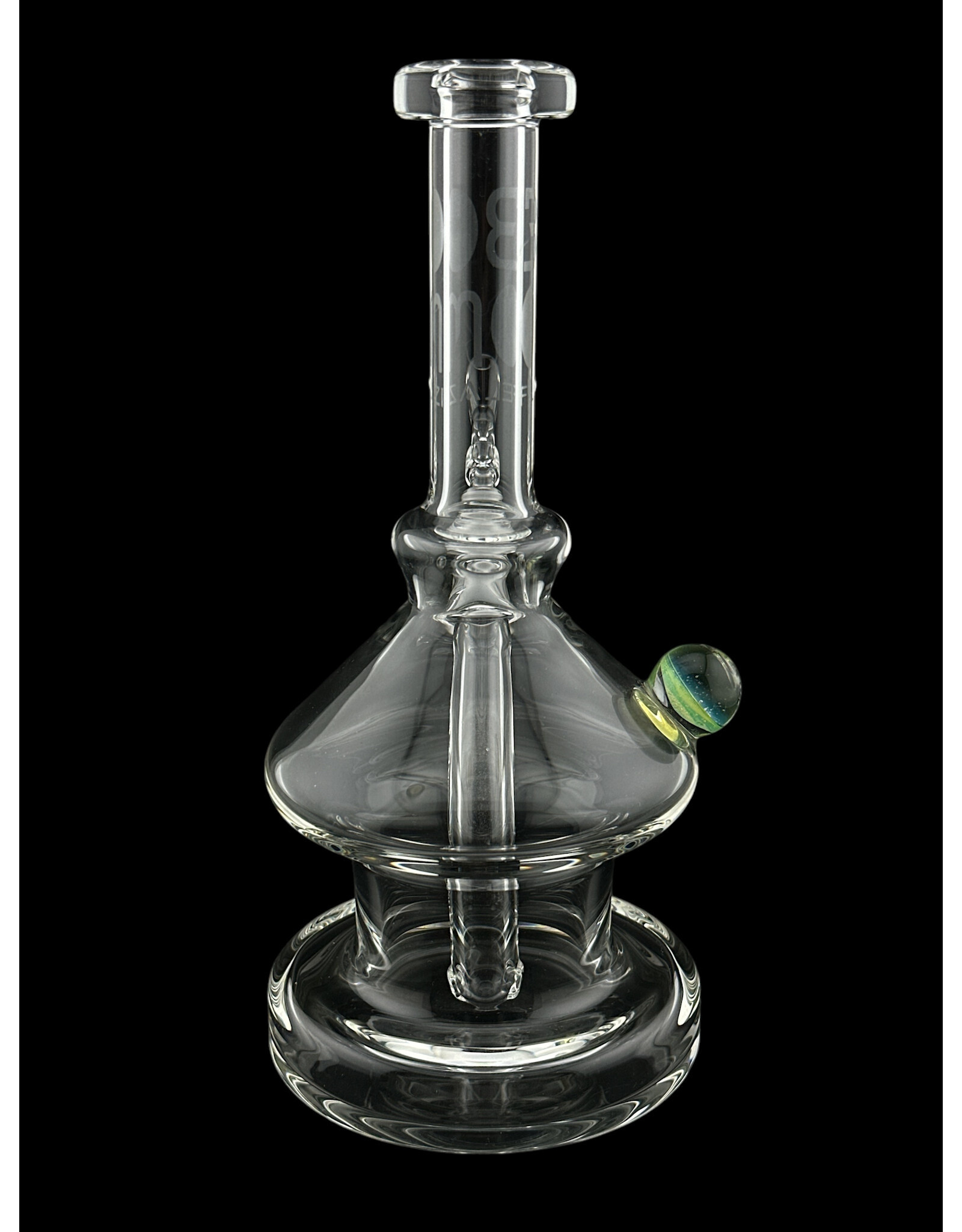 Boom Felazi Boom Mini Hourglass Beaker Fixed With Green Marble