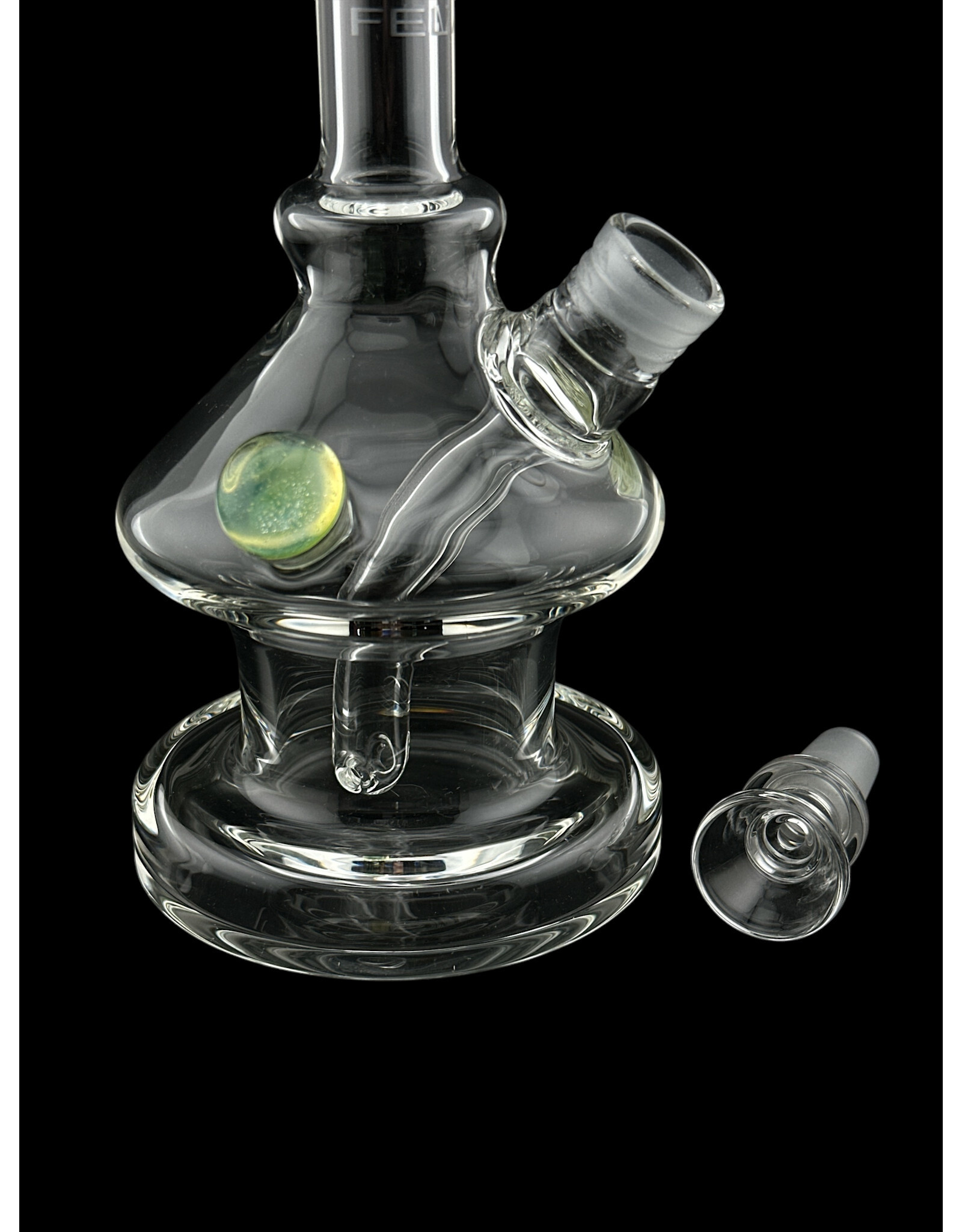 Boom Felazi Boom Mini Hourglass Beaker Fixed With Green Marble