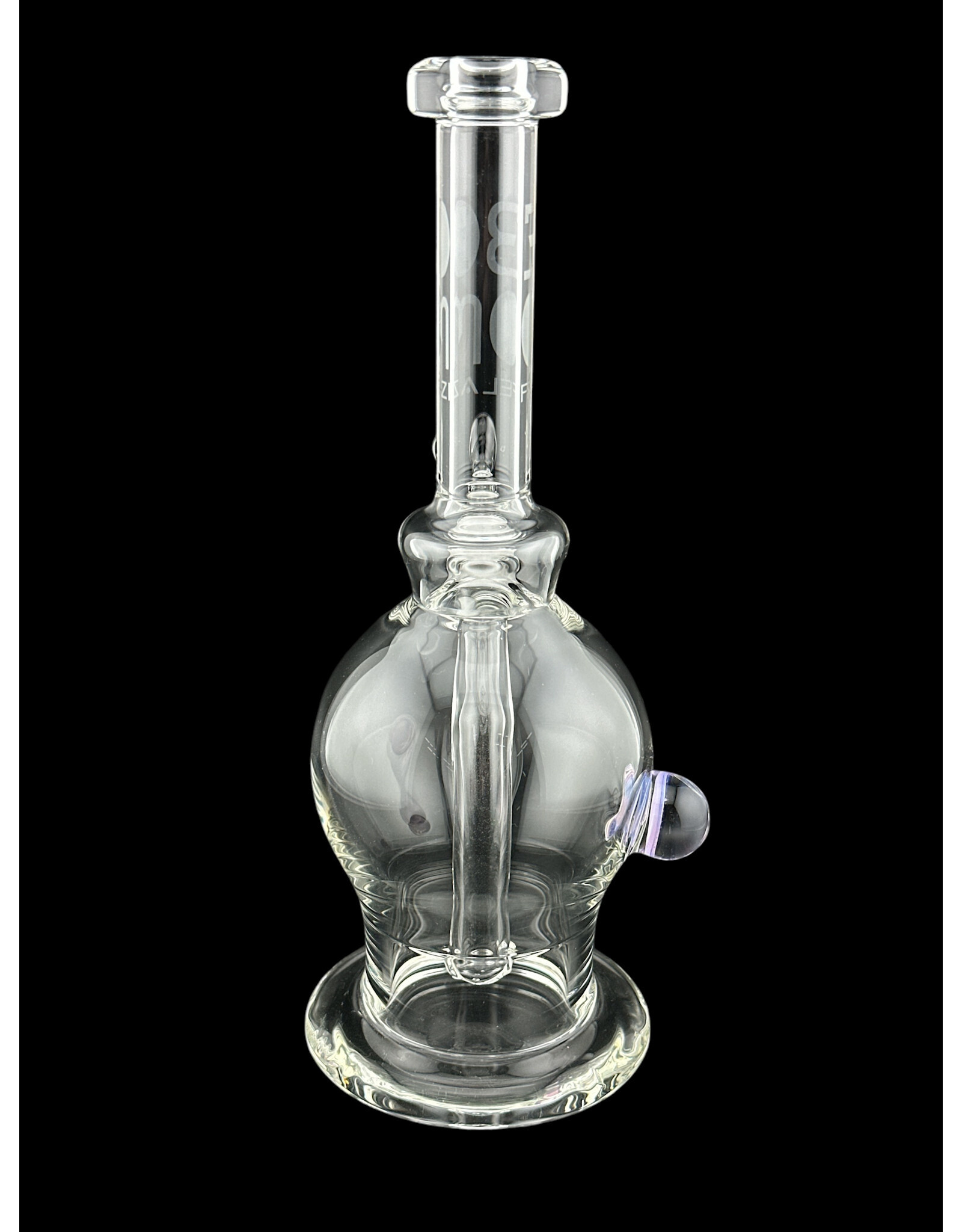 Boom Felazi Boom Mini Round Bottom Fixed With Purple Marble