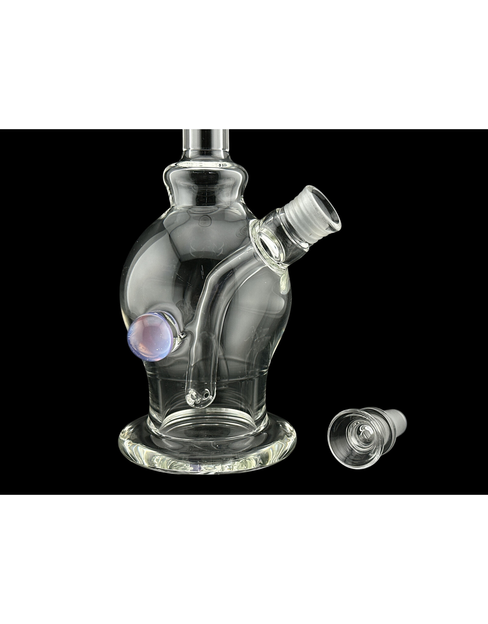 Boom Felazi Boom Mini Round Bottom Fixed With Purple Marble