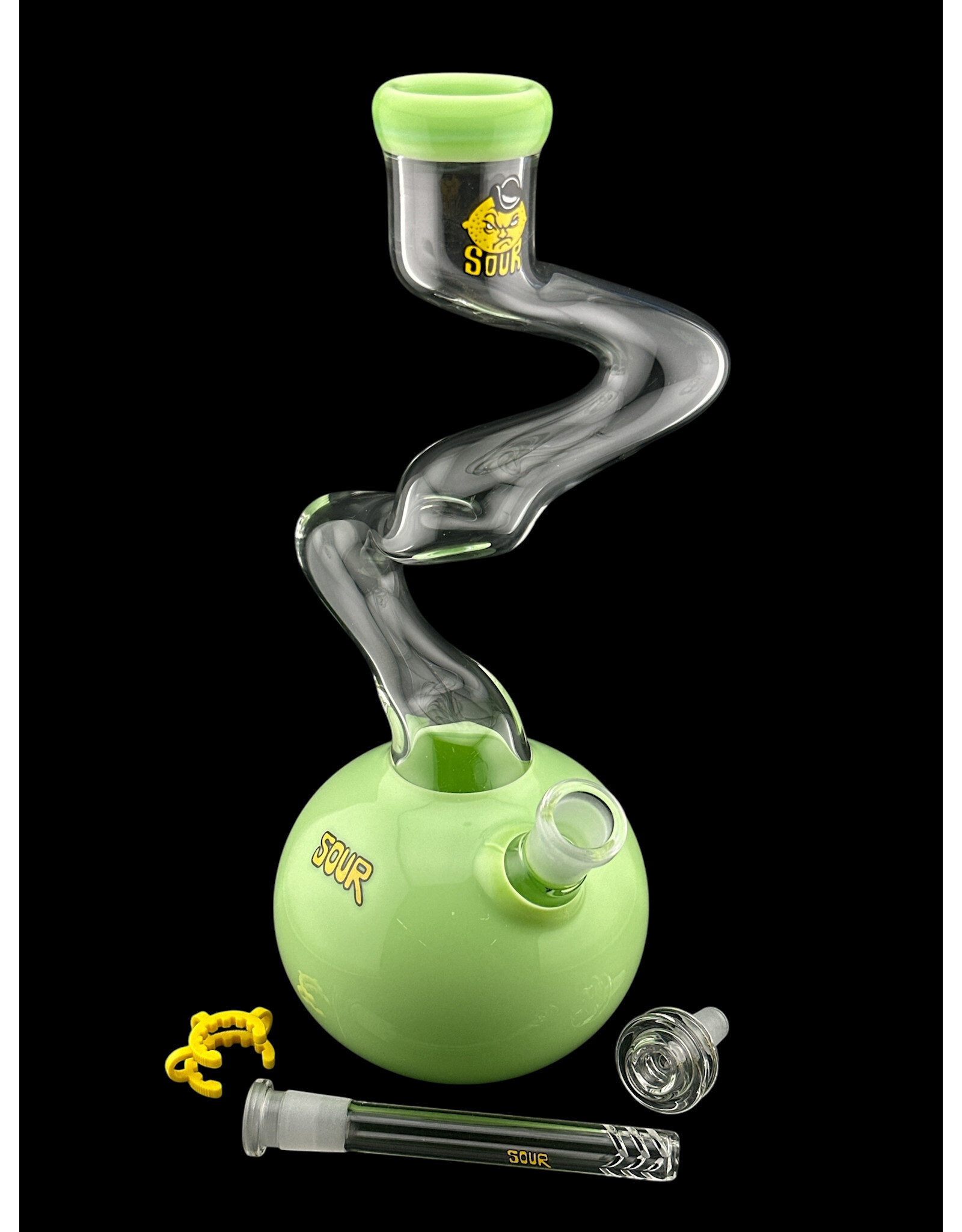 Sour Glass Skinny Twist Milky Slime 1.5x12  G/G Sour Glass