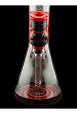 Illadelph Crushed Opal Medium Beaker Red And Black Illadelph