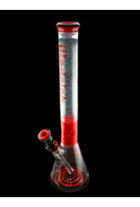 Illadelph Crushed Opal Medium Beaker Red And Black Illadelph