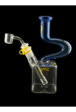 Sour Glass Sour Glass Small Blue Cube 1 Kink Water Pipe