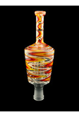 I dab Glass Worked Huni Badger Attachment Line Work Idab Glass