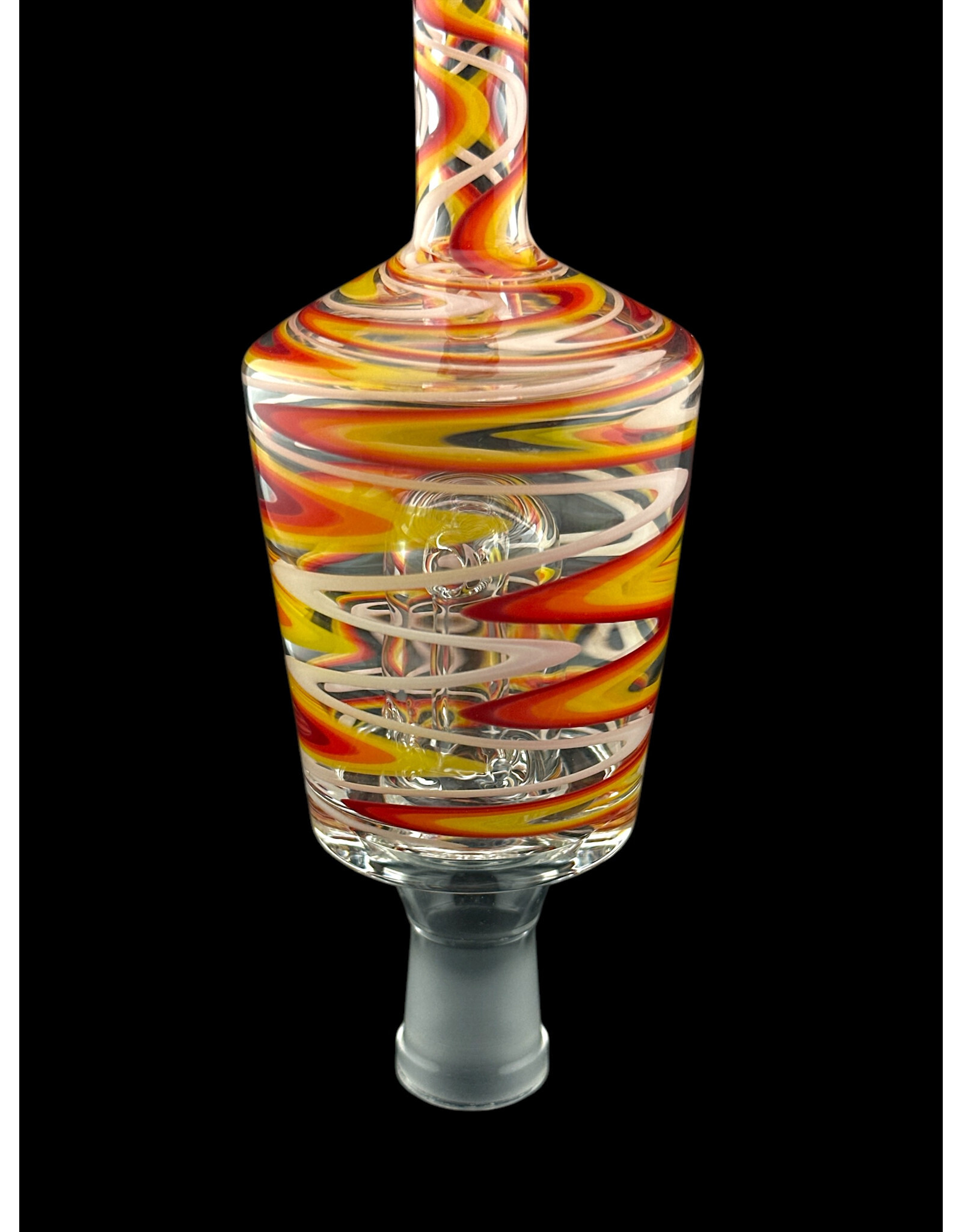 I dab Glass Worked Huni Badger Attachment Line Work Idab Glass