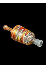 I dab Glass Worked Huni Badger Attachment Line Work Idab Glass