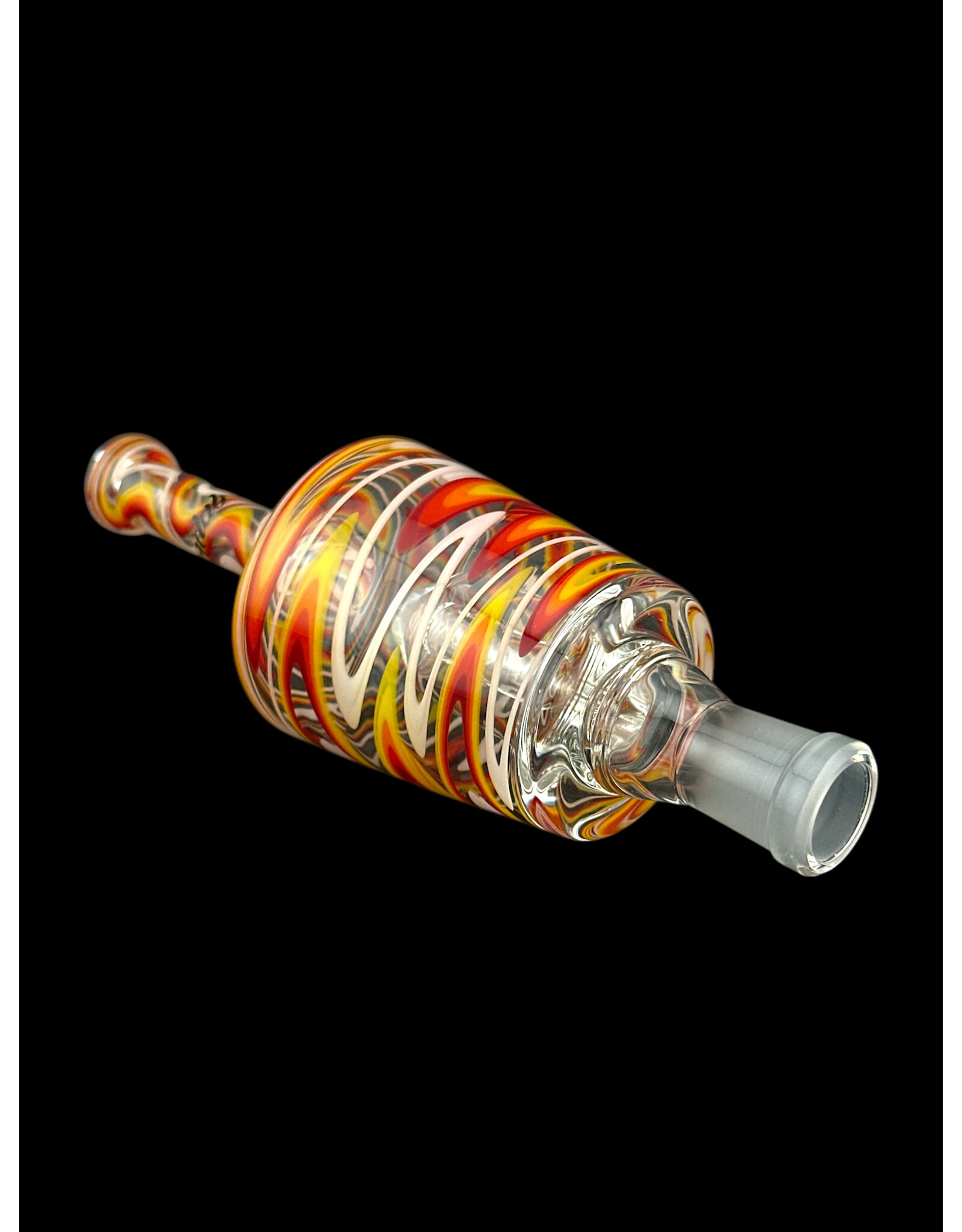 I dab Glass Worked Huni Badger Attachment Line Work Idab Glass