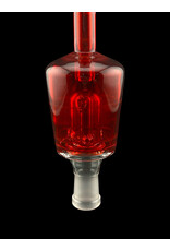 I dab Glass Solid Red Huni Badger Attachment Idab Glass