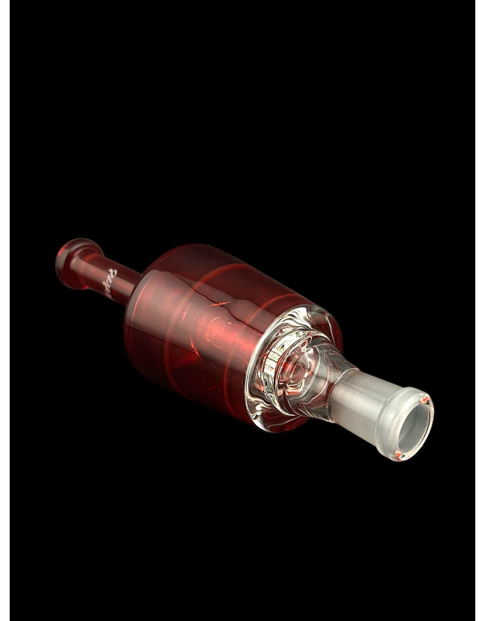 I dab Glass Solid Red Huni Badger Attachment Idab Glass