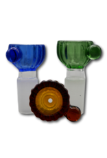 Black Sheep Glass Color Scalloped Slide 14mm