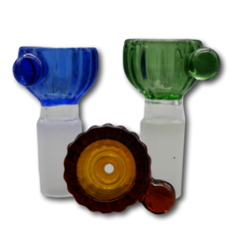 Black Sheep Glass Color Scalloped Slide 14mm