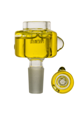 Black Sheep Glass 14 Male Liquid Filled Slide W/ Star Screen