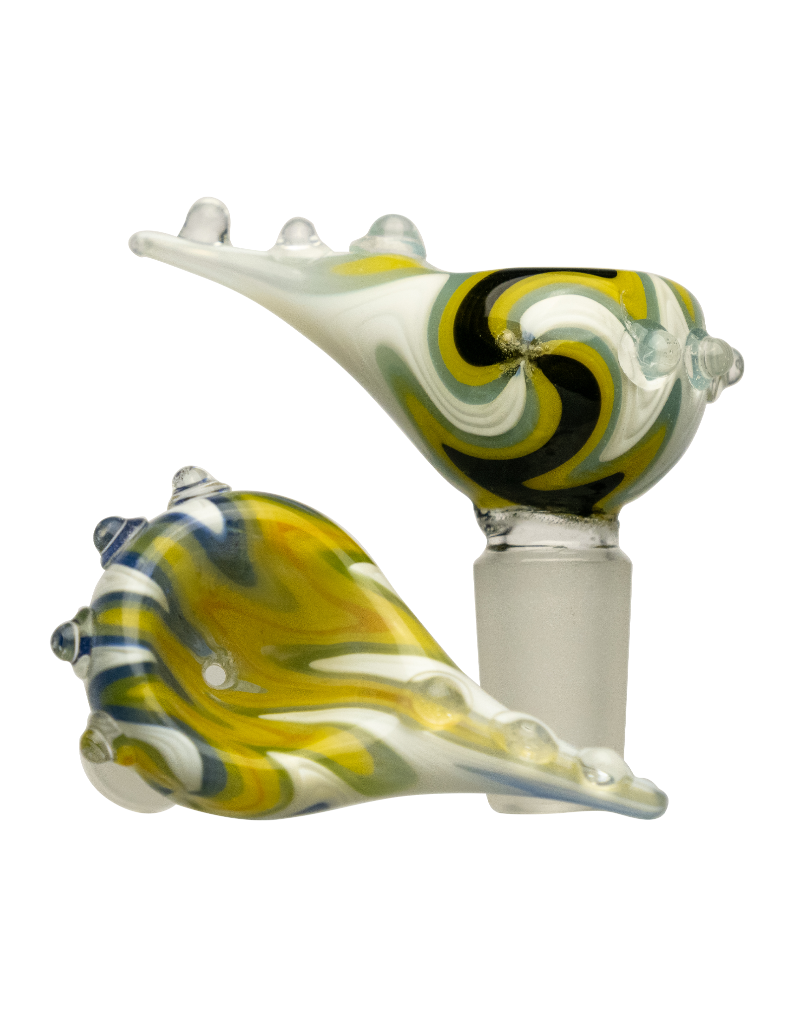 Black Sheep Glass Seashell Reversal Bowl 14mm