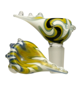 Black Sheep Glass Seashell Reversal Bowl 14mm