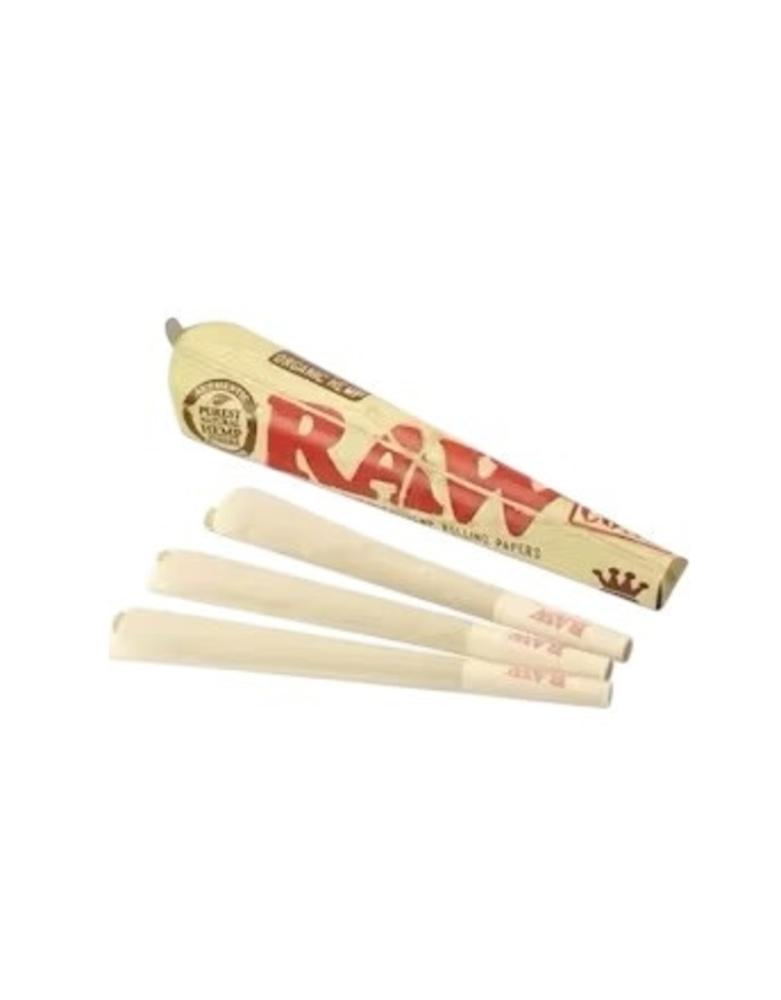 Raw Raw Organic Hemp Cones King Size 3PK