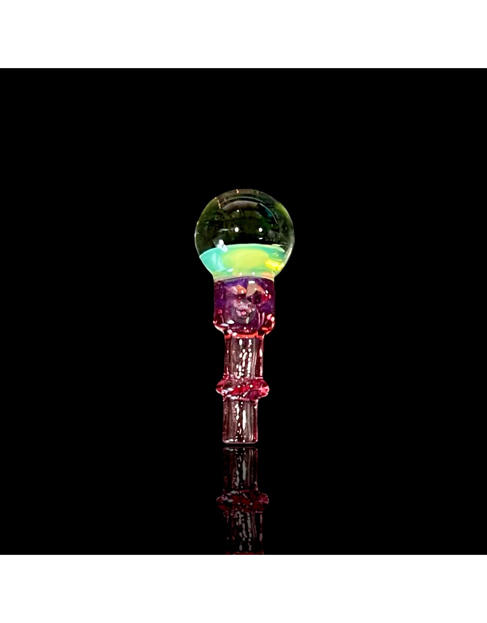 Tokr Glass Marble Slyme/Rose Joystick Cap for Puffco Peak 3DXL by Tokr Glass