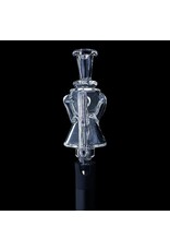 Iridescent Pivgilly Pivot Recycler Mouthpiece by Iridescent Glass