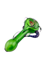 Solid  Green Spoon With Reversal On Head And Horn On Side