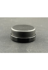 All Black 7ml low profile cosmetic jar